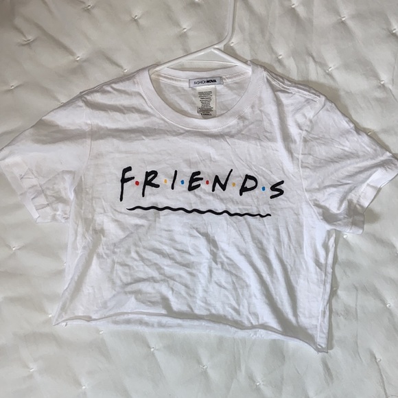 NWOT. Never Worn. Friends Crop Top. XS. - Picture 5 of 6